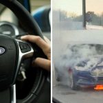 ‘My Heart Would Literally Stop’: Ford Fusion Catches Fire. Then the Driver Has the Audacity To Pull Into a Gas Pump